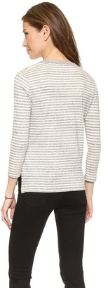 James Perse Collage Striped Top