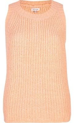 River Island Orange knitted vest