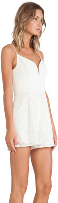 Zimmermann Backbeat Embroidered Playsuit
