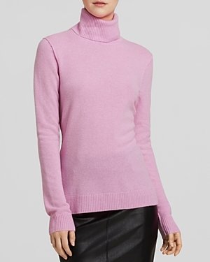 Aqua Cashmere Sweater - Turtleneck