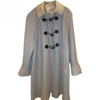 Alberta Ferretti Grey Wool Coat