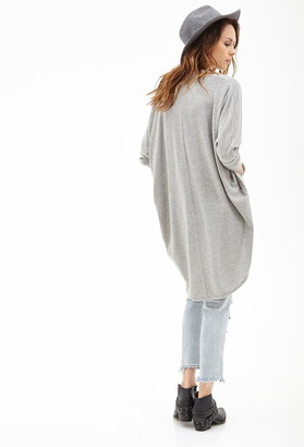 Forever 21 Open-Front Knit Cardigan