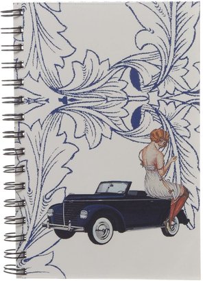 House of Fraser Ali Miller Notebook - lady on car