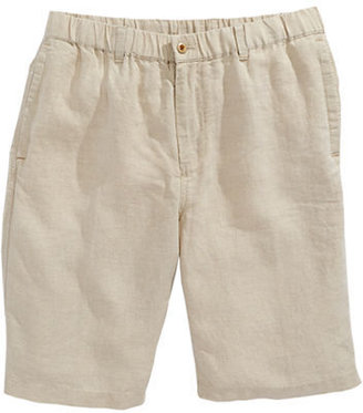 Tommy Bahama Big and Tall Elastic Linen Shorts --