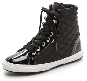 Superga Quilted High Top Sneakers