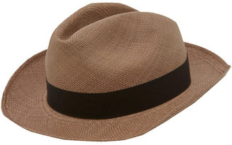 Christy Christys' Beige Preset Feather Panama Hat