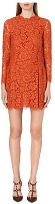 Valentino Long-sleeved lace dress