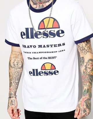 Ellesse T-Shirt With Repeat Logo