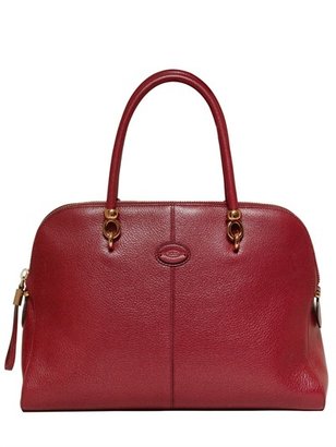 Tod's Sella Grained Leather Top Handle