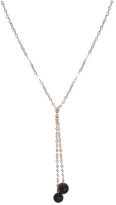ginette_ny Black Pink gold Long necklace
