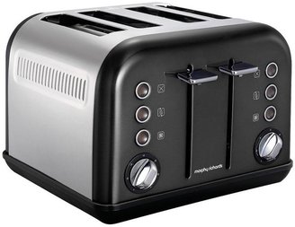Morphy Richards 242002 Accents 4-Slice Toaster - Black