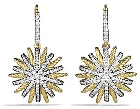 David Yurman Starburst Drop Earrings with Diamonds