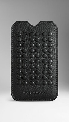 Burberry Studded Grainy Leather iPhone 5/5s Case