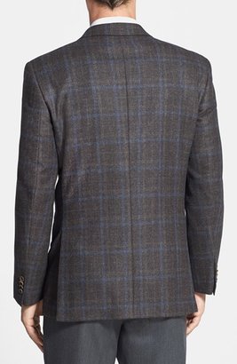 David Donahue 'Connor' Classic Fit Plaid Wool & Cashmere Sport Coat