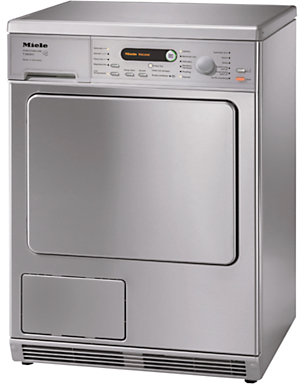 Miele T8828C Condenser Tumble Dryer, 7kg Load, B Energy Rating, Stainless Steel