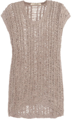 J Brand Greta open-knit sweater