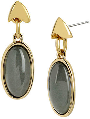 Robert Lee Morris SOHO Gold-Plated Oval Bead Drop Earrings