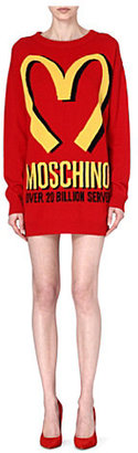 Moschino M knitted mini dress