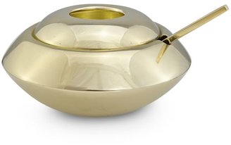 Tom Dixon Form Brass Sugar Bowl & Serving Spoon