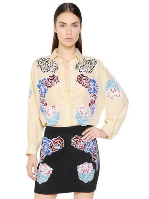 Stella McCartney Embroidered Parachute Silk Shirt