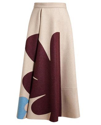Roksanda Ilincic A-line Wool Skirt