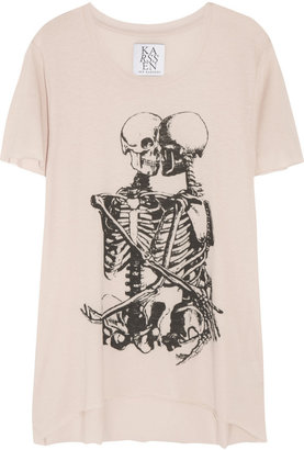 Zoe Karssen Skull Lovers cotton-blend jersey T-shirt