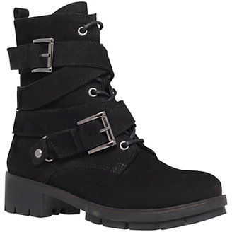 Carvela Sand Leather Calf Boots, Black