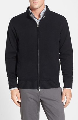 Peter Millar Wool Blend Zip Sweater