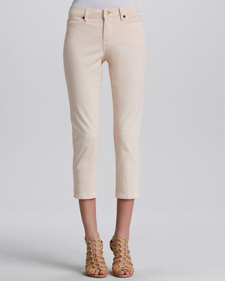 Christopher Blue Jackie Twill Gab 72 Cropped Pants