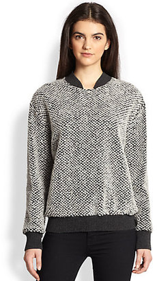 Timo Weiland Textured Bomber Sweater