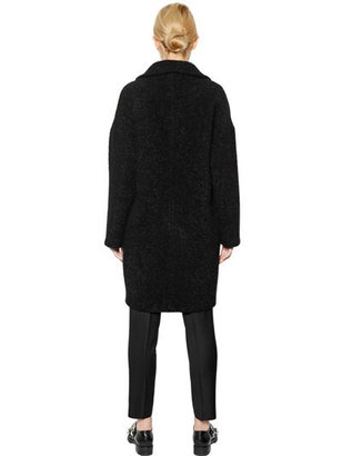 Karl Lagerfeld Paris Wool Boucle Coat