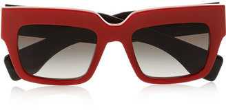 Prada Square-frame acetate sunglasses