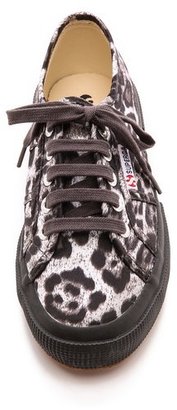 Superga 2750 Satin Leopard Sneakers