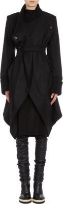Ann Demeulemeester Belted Cocoon Coat
