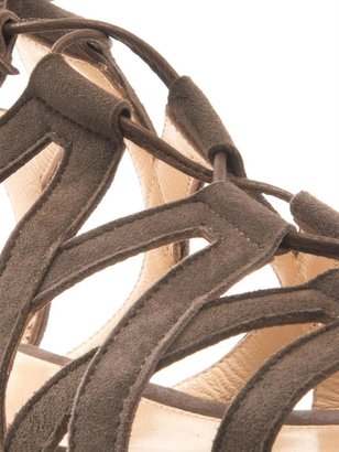Duccio Venturi Suede lace-up sandals
