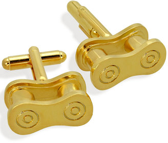 Ecko Unlimited Men's Gold-Tone Bike Chain Cuff Links
