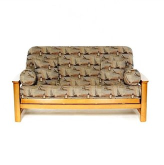 Futon Covers LS COVERS NANTUCKET FULL FUTON COVER Fits Mattress 54x75 x 6 to 8