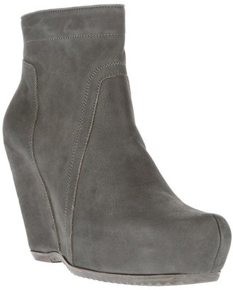 Rick Owens wedge ankle boot