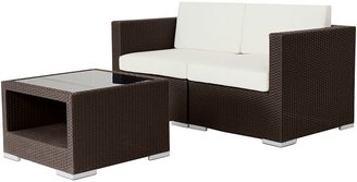 Albano Lavita Outdoor Settings Chocolate Outdoor Lounge Suite