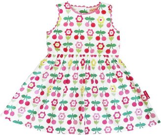 House of Fraser Toby Tiger Girl`s party dress in cherry flower