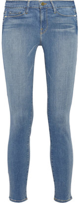 Frame Denim Le Skinny de Jeanne Crop mid-rise jeans
