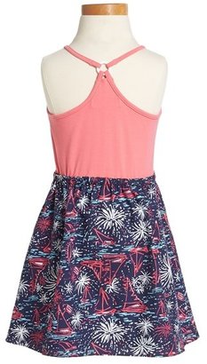 Lilly Pulitzer 'Dory' Glow-in-the-Dark Print Fit & Flare Sundress (Little Girls & Big Girls)