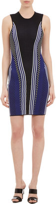 Ohne Titel Vertical Mixed-Stripe Sleeveless Dress