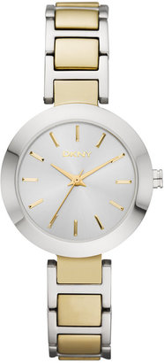 DKNY Watch, Women's Two-Tone Stainless Steel Bracelet 28mm NY8832