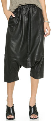 OAK Leather Square Gusset Shorts