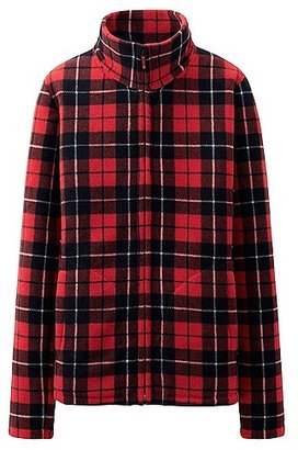Uniqlo WOMEN Printed Fleece Long Sleeve Full Zip Jacket