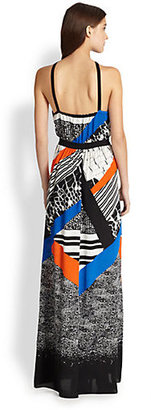 Twelfth St. By Cynthia Vincent by Cynthia Vincent Cutout Printed Maxi Dress