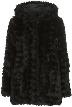 F&F Faux Fur Hooded Coat
