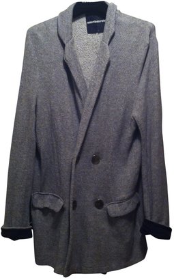 American Retro Grey Cotton Jacket