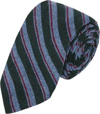 Barneys New York Mixed-Stripe Jacquard Neck Tie